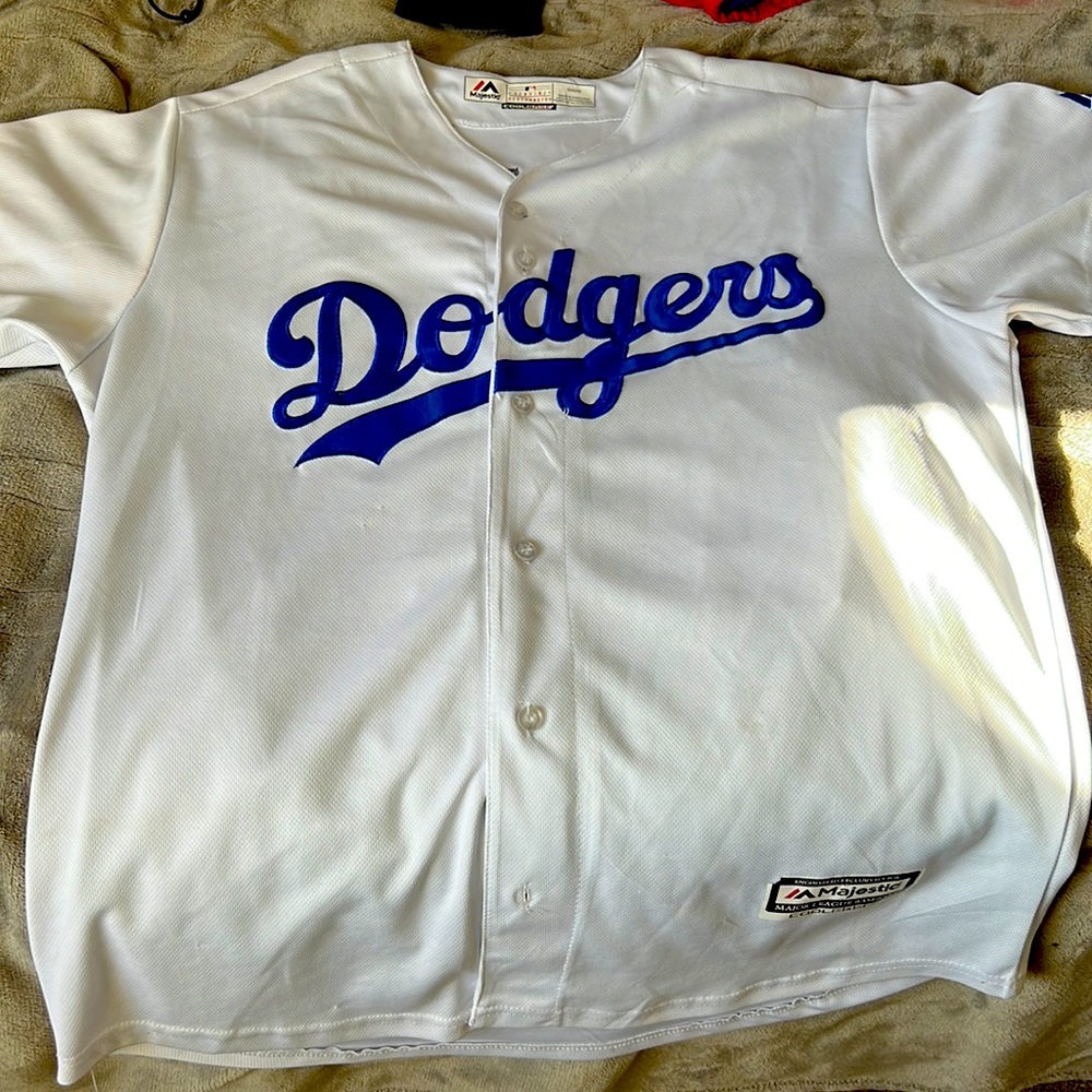 Clayton Kershaw majestic Los Angeles dodgers jersey